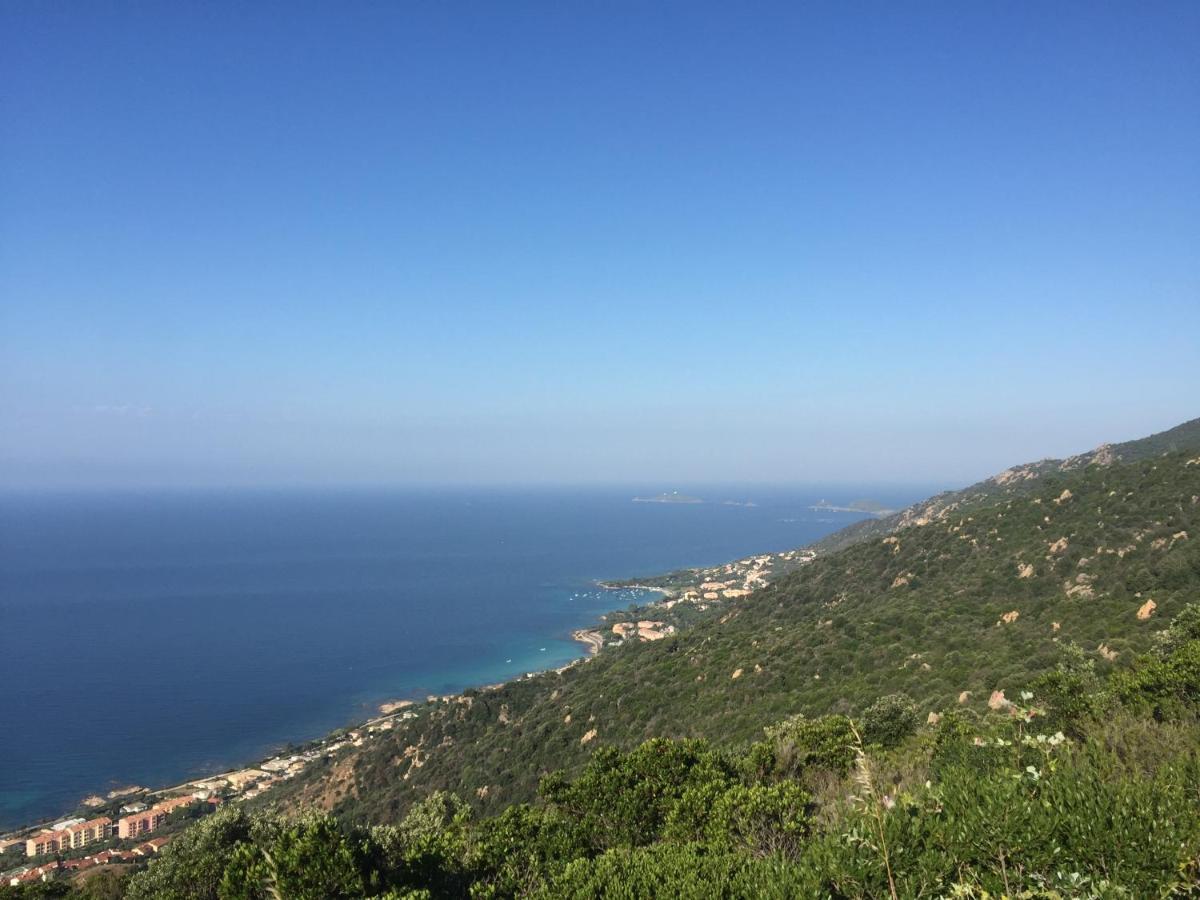 Ajaccio Magnifique T2 37M2 Centre Ville Vue Mer Au Bord De La Plage Neuf 4 Couchages Balcon Parking Prive Ferme Clim Wifi Екстер'єр фото