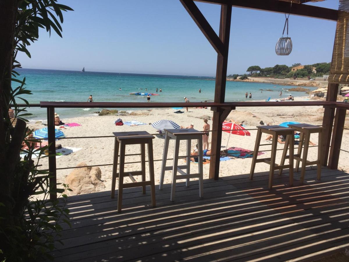 Ajaccio Magnifique T2 37M2 Centre Ville Vue Mer Au Bord De La Plage Neuf 4 Couchages Balcon Parking Prive Ferme Clim Wifi Екстер'єр фото