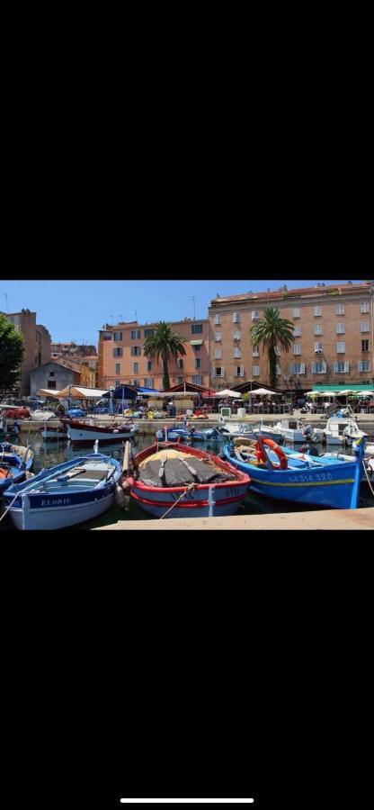 Ajaccio Magnifique T2 37M2 Centre Ville Vue Mer Au Bord De La Plage Neuf 4 Couchages Balcon Parking Prive Ferme Clim Wifi Екстер'єр фото